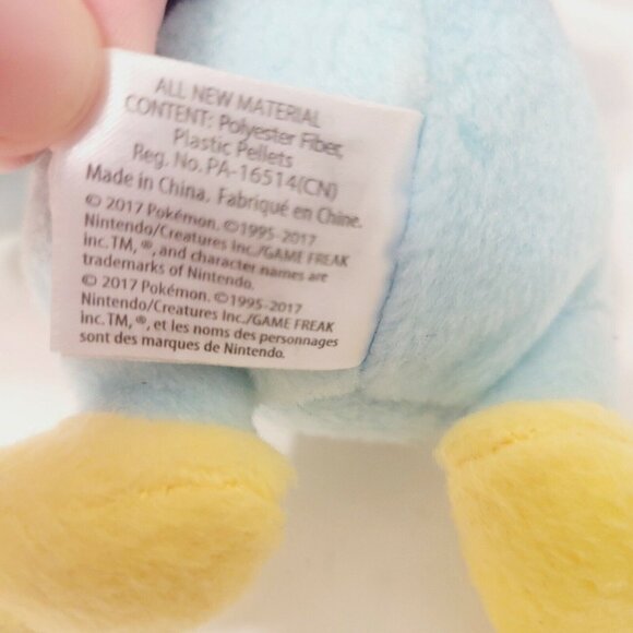 Pokemon Tomy Piplup Pochama Plush Stuffed Toy Soft & Cuddly Collectible 2017 - Picture 5 of 6